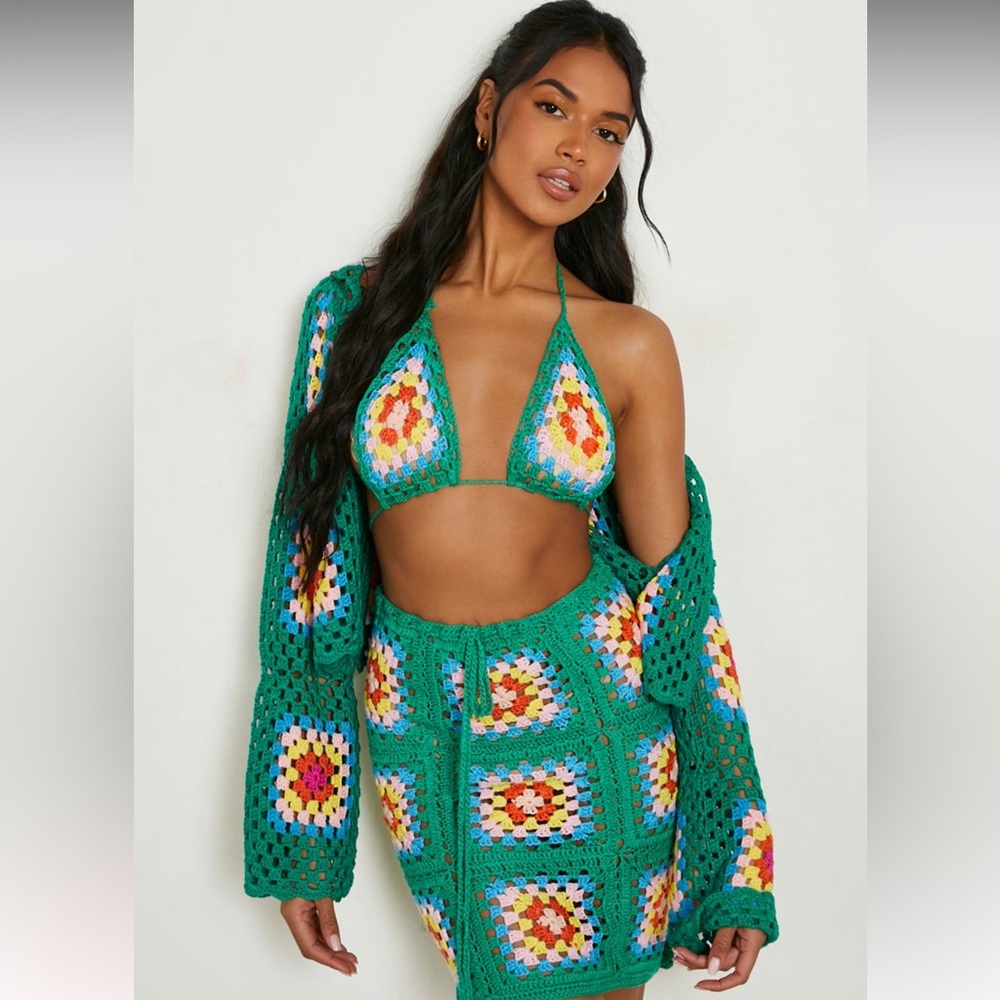 Crochet bralette & skirt